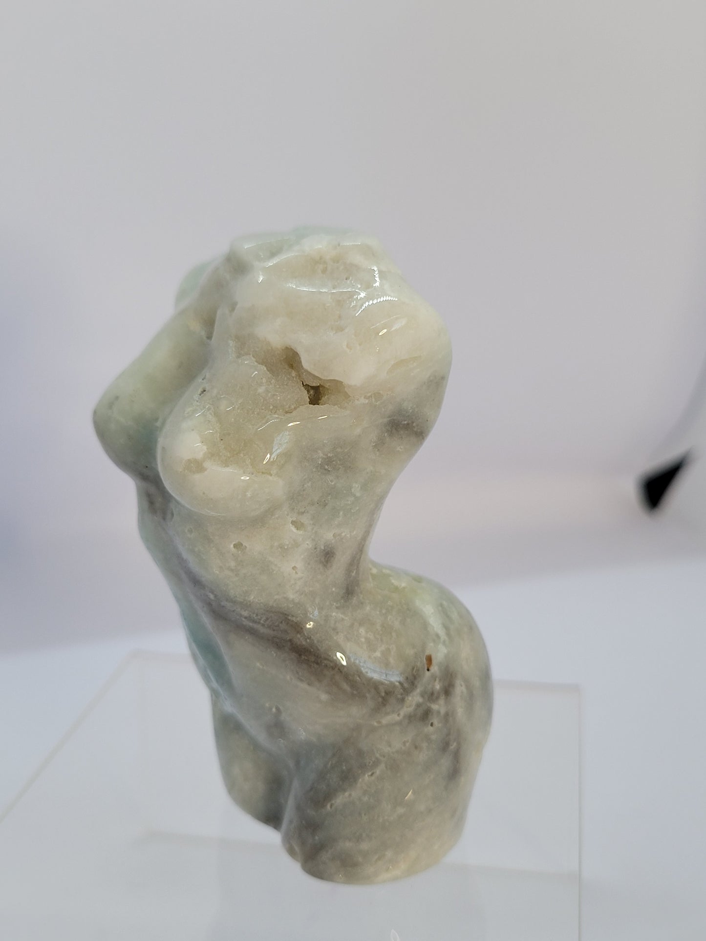 Caribbean Calcite Lady Body carvings