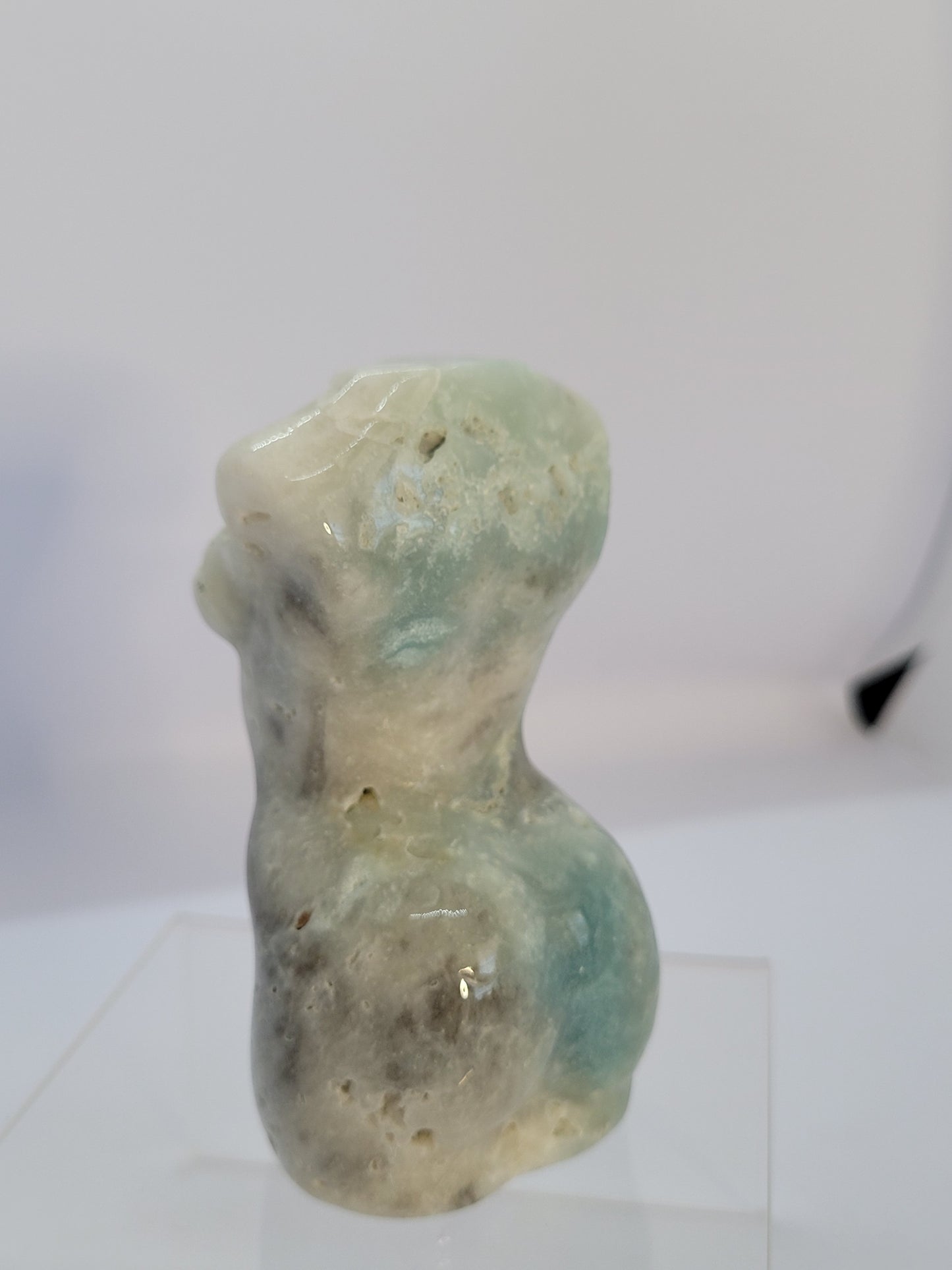 Caribbean Calcite Lady Body carvings