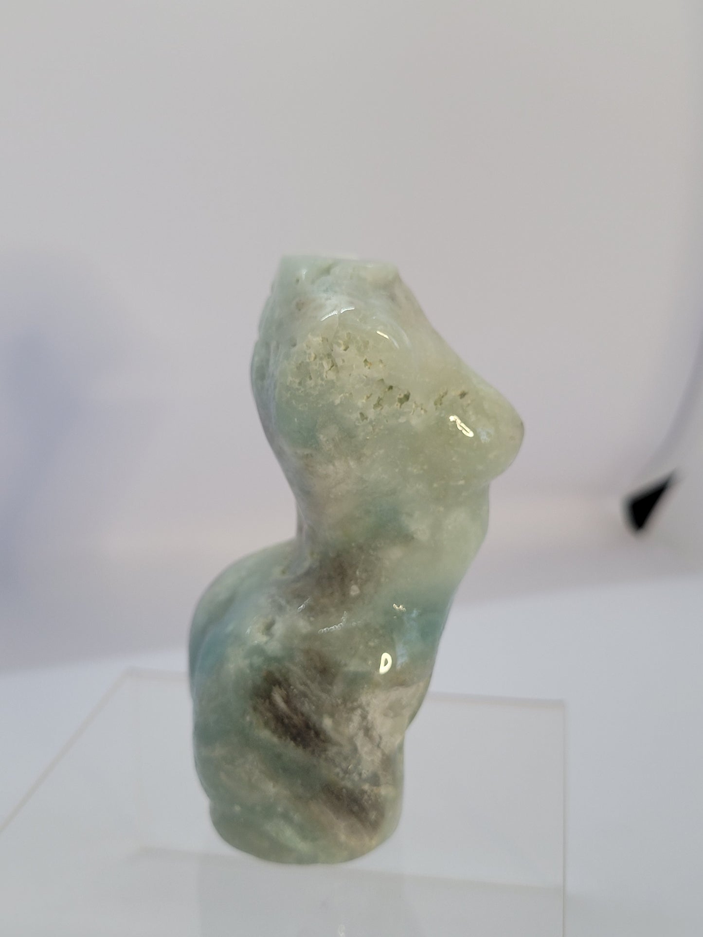 Caribbean Calcite Lady Body carvings