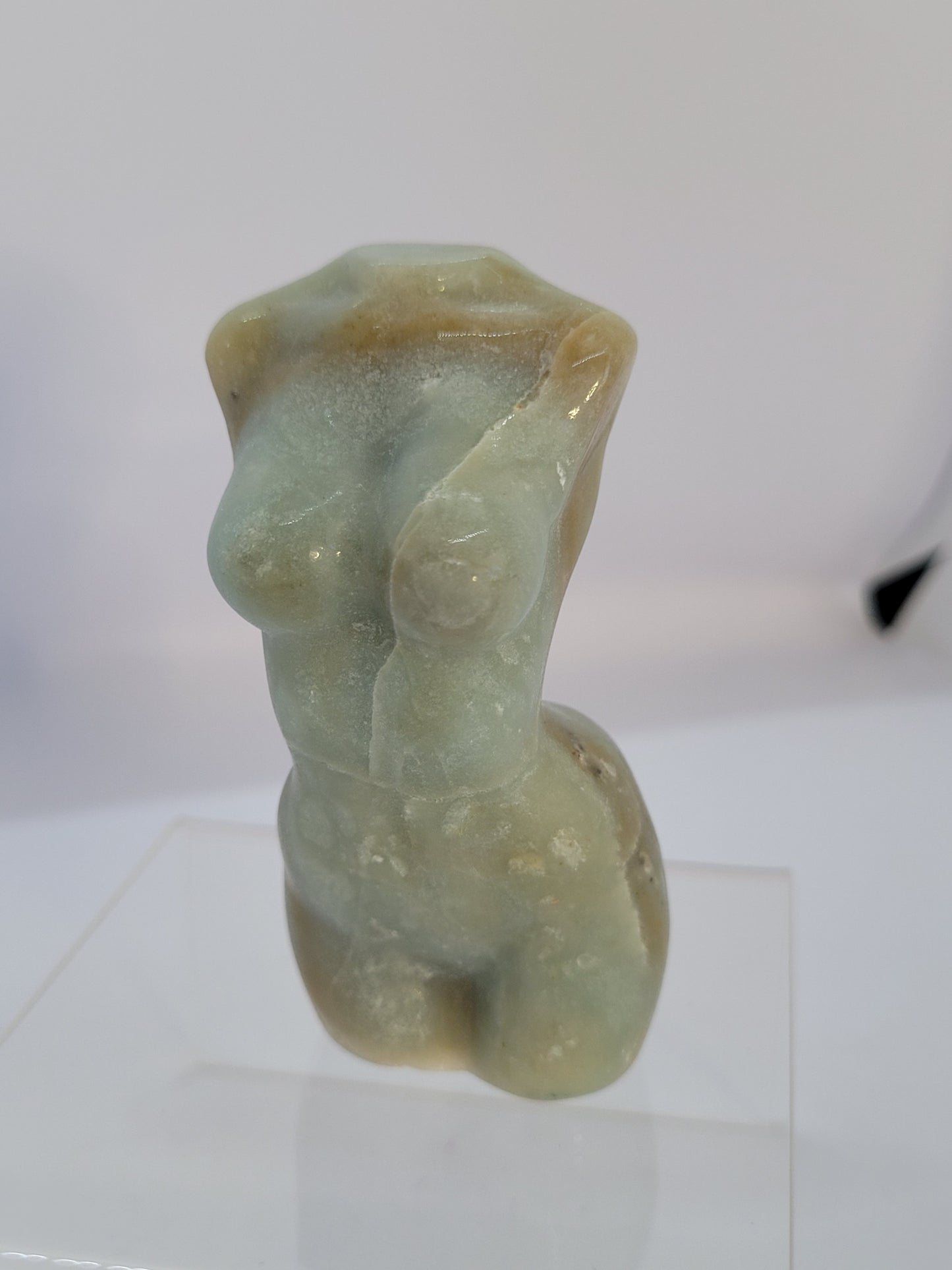 Caribbean Calcite Lady Body carvings