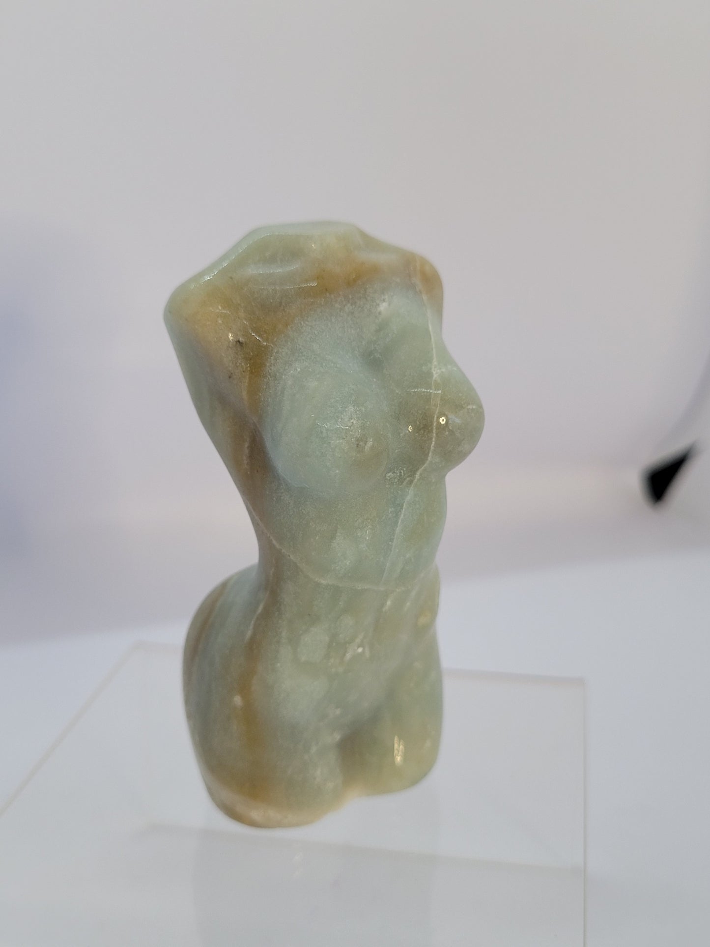 Caribbean Calcite Lady Body carvings