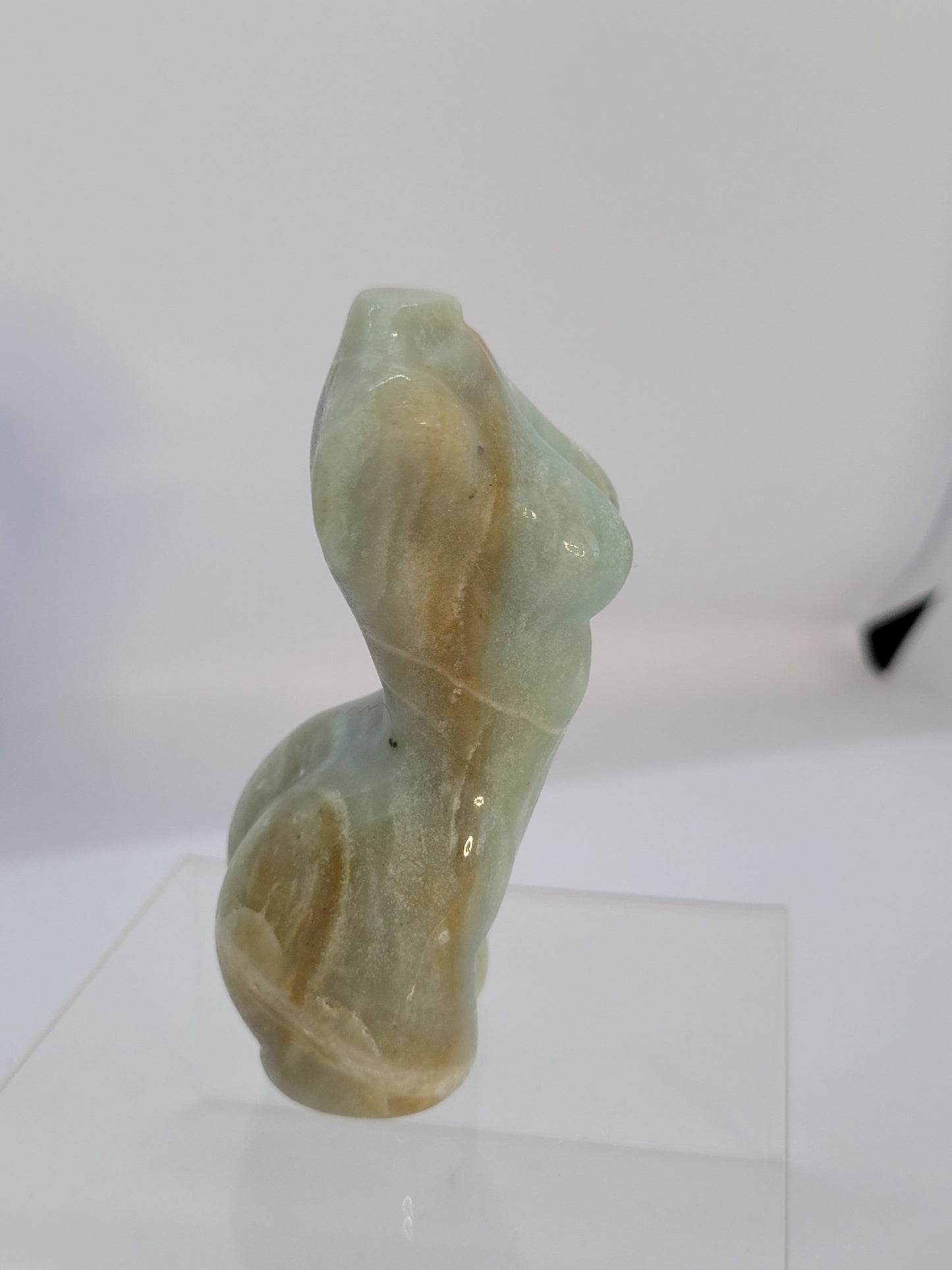 Caribbean Calcite Lady Body carvings