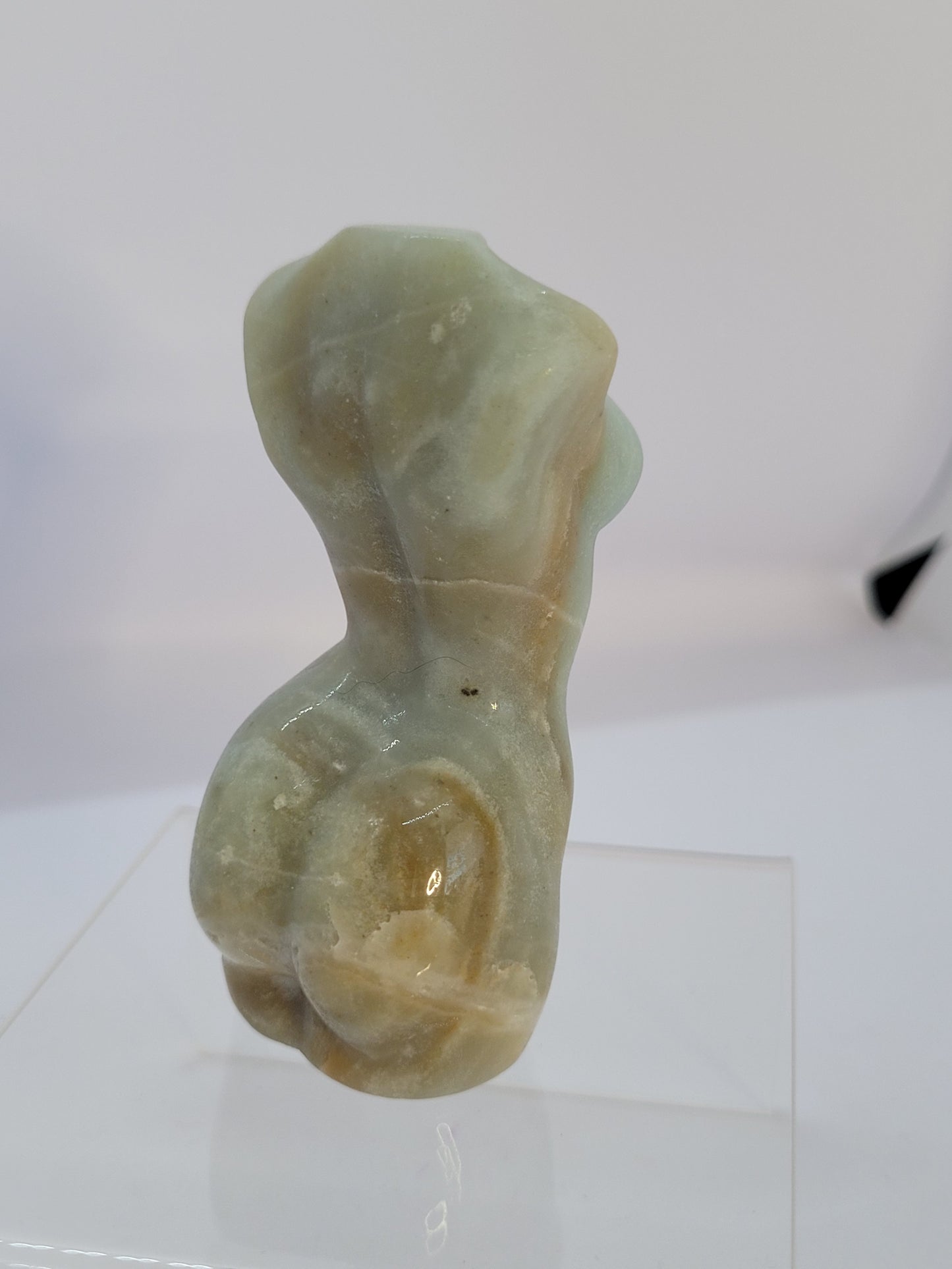 Caribbean Calcite Lady Body carvings