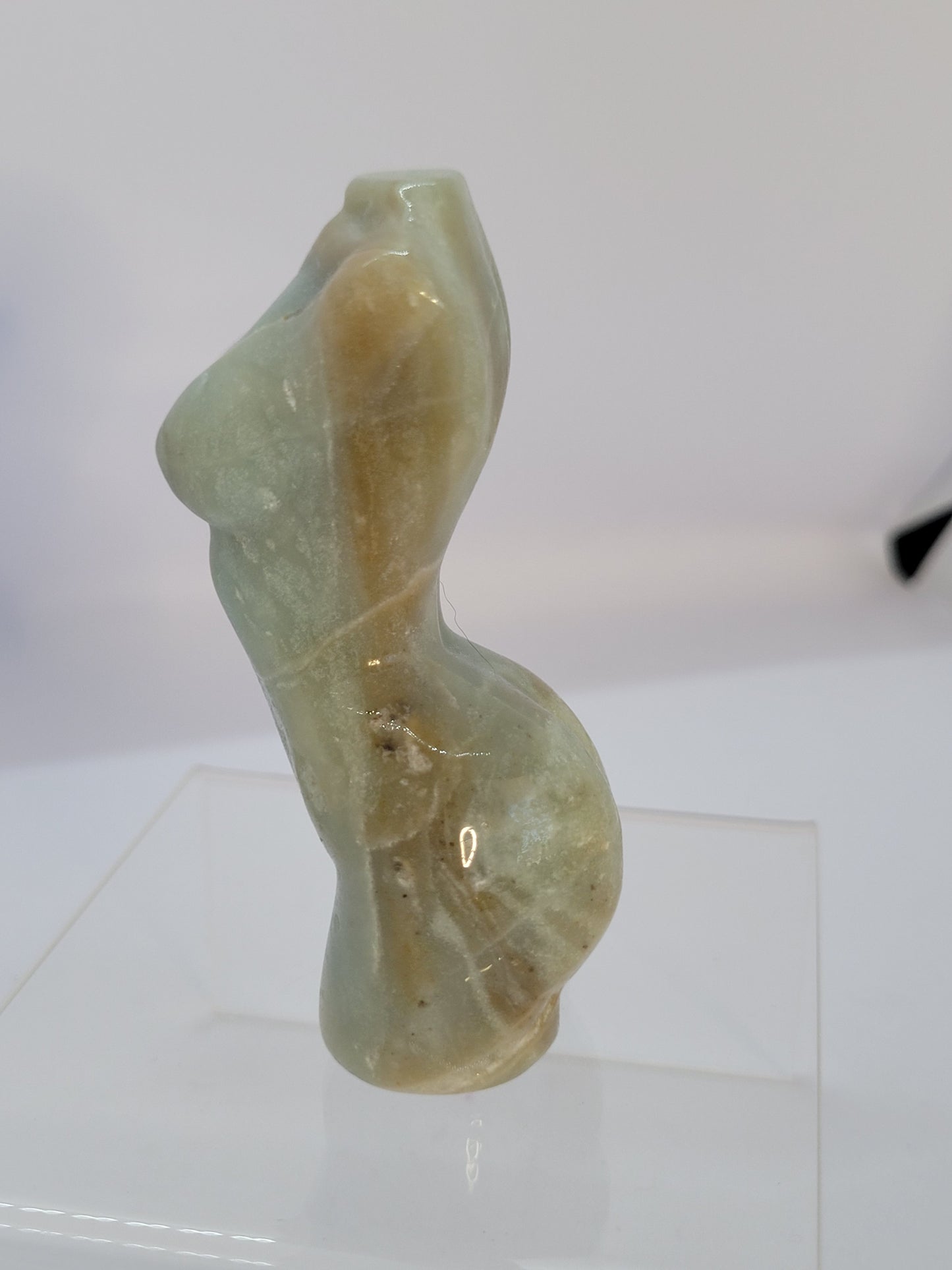 Caribbean Calcite Lady Body carvings