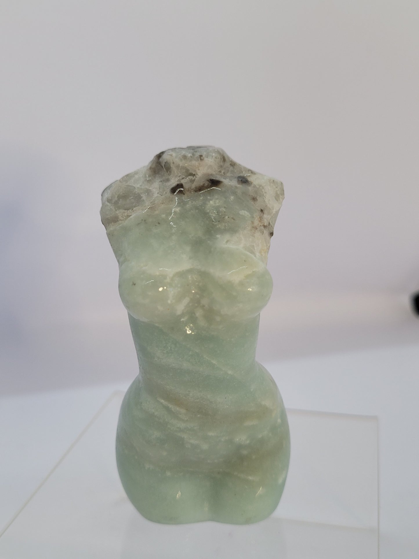 Caribbean Calcite Lady Body carvings