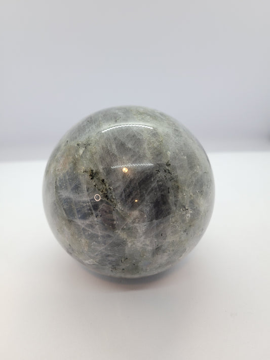 XL Labradorite Sphere - Confetti Flash