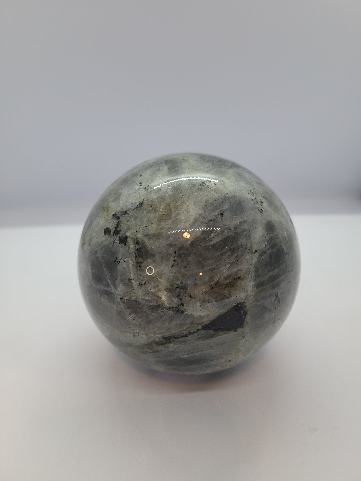 XL Labradorite Sphere - Confetti Flash