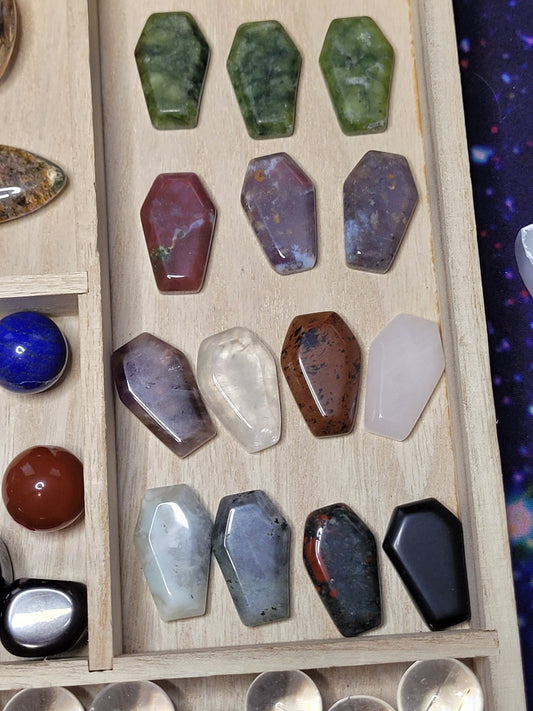 Mini Coffin Carvings