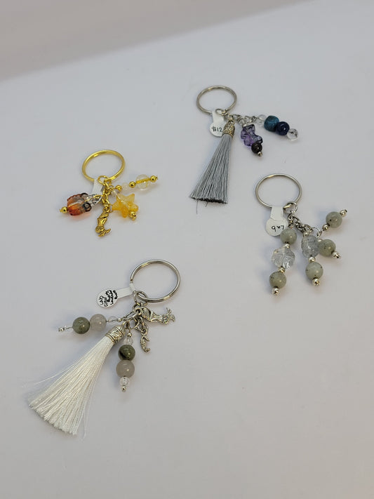 Silver & Gold Keychains - Handmade by Toria!
