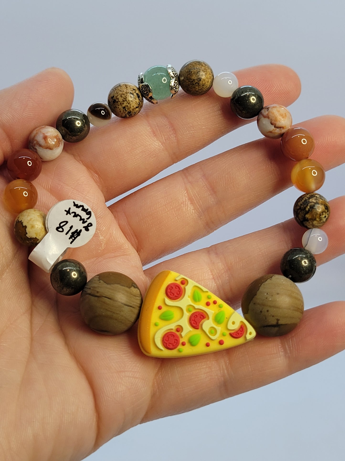 "The Pizza" Bracelet - handmade