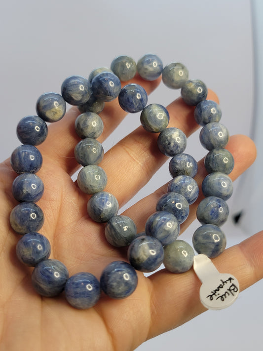 Blue Kyanite Bracelet - 10mm