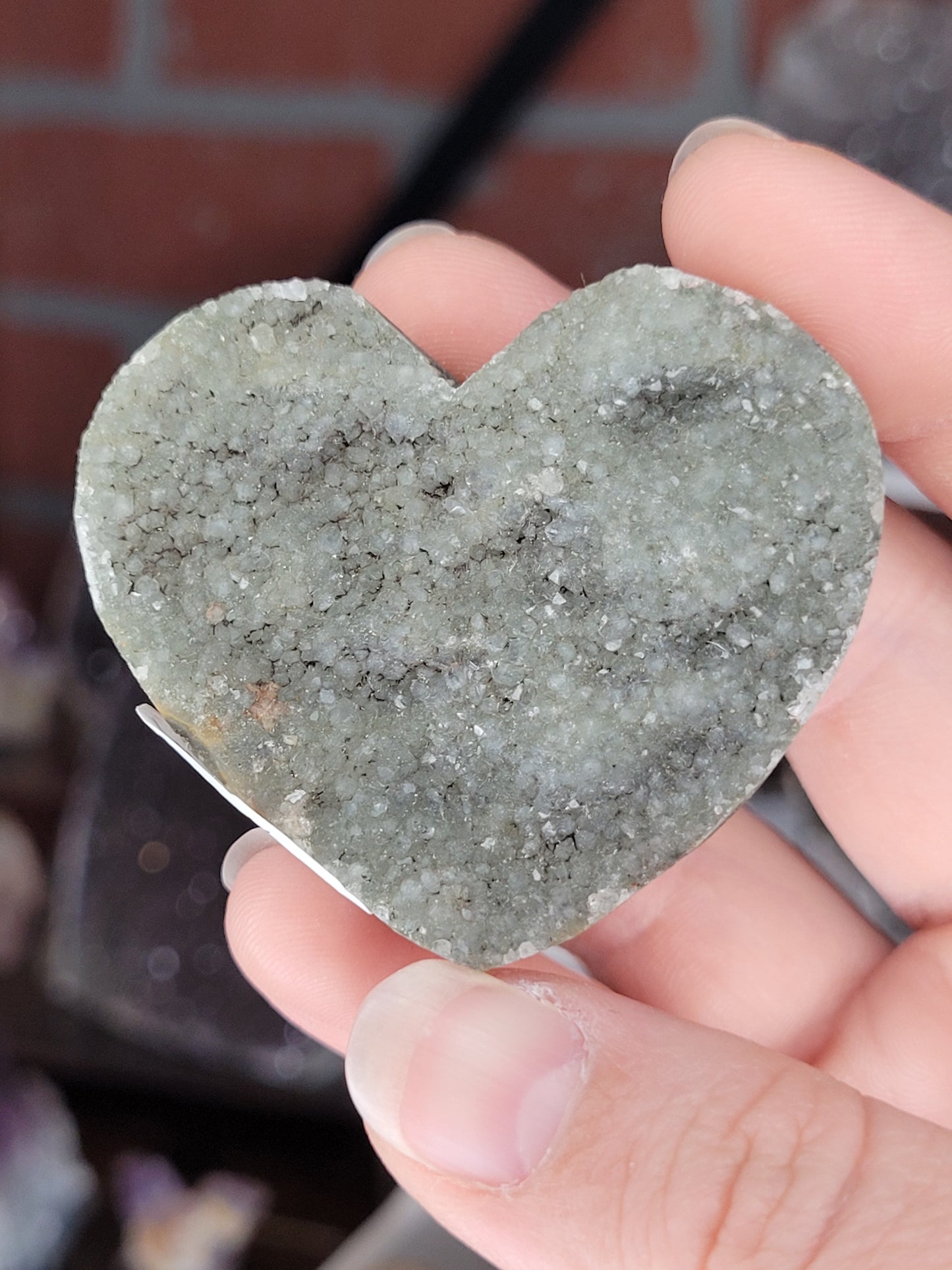 Assorted Raw Amethyst Hearts