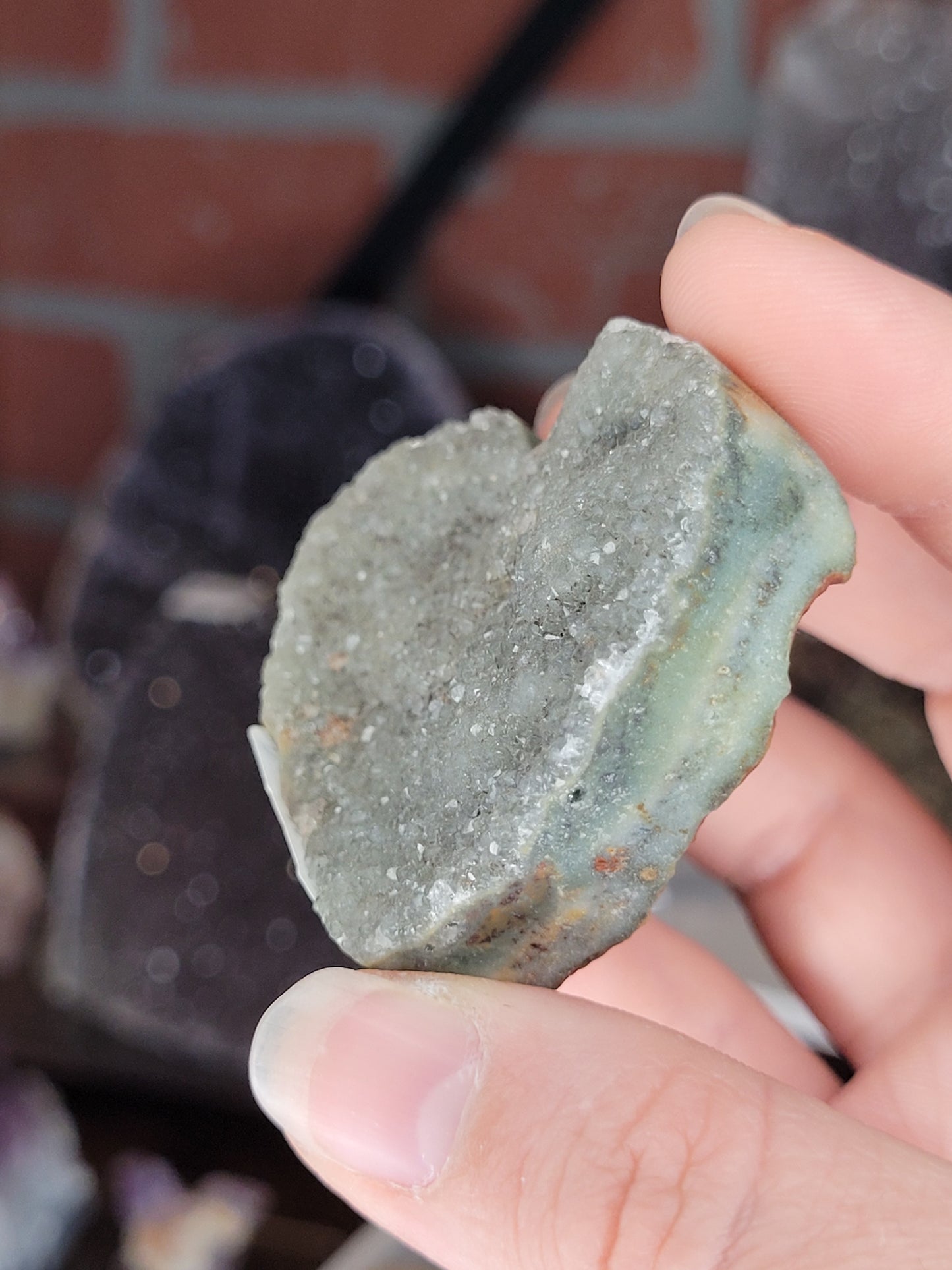 Assorted Raw Amethyst Hearts