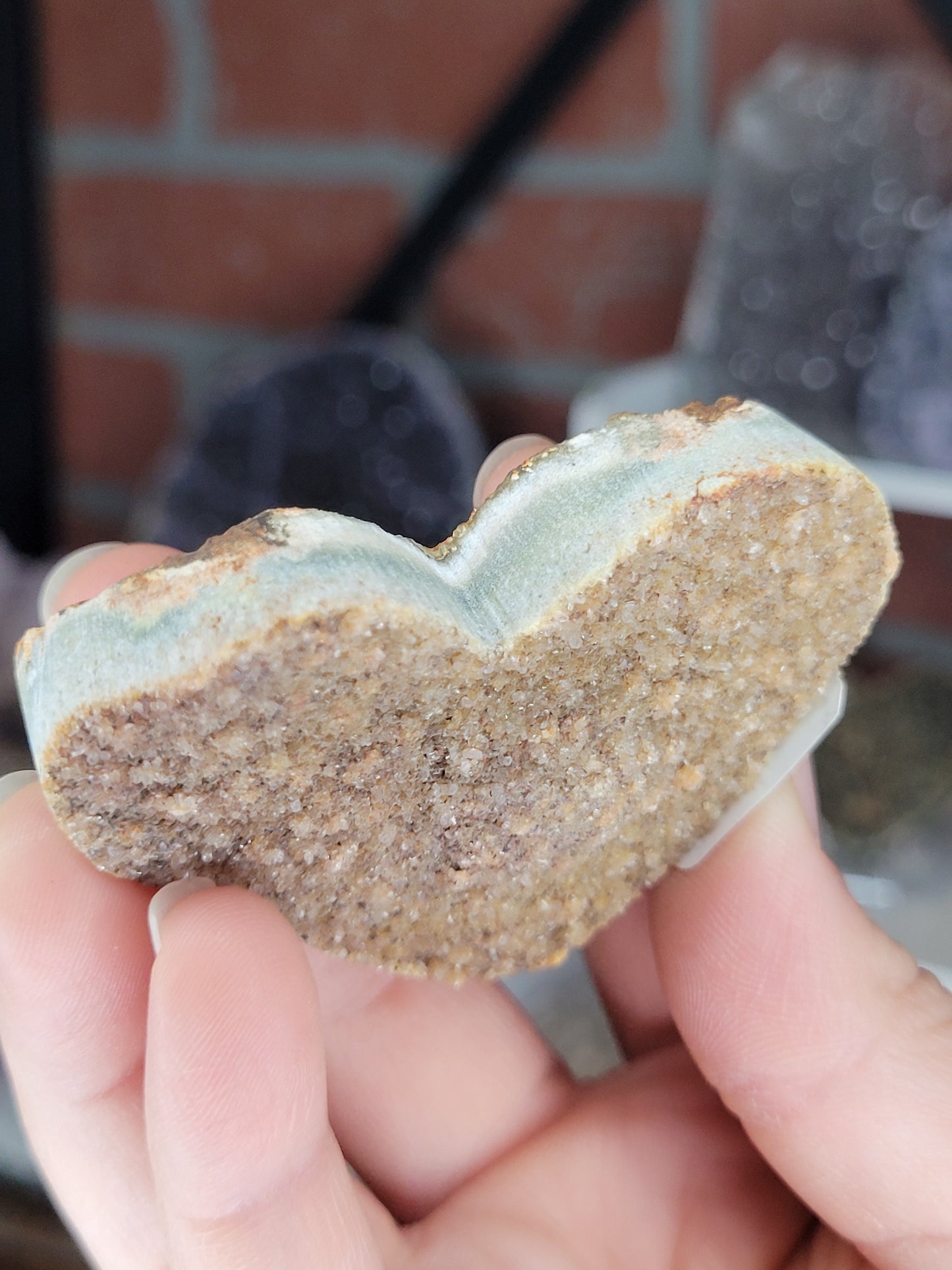 Assorted Raw Amethyst Hearts
