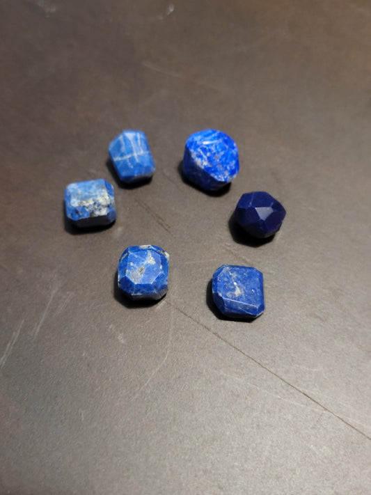 Faceted Lapis Lazuli Gems - XS