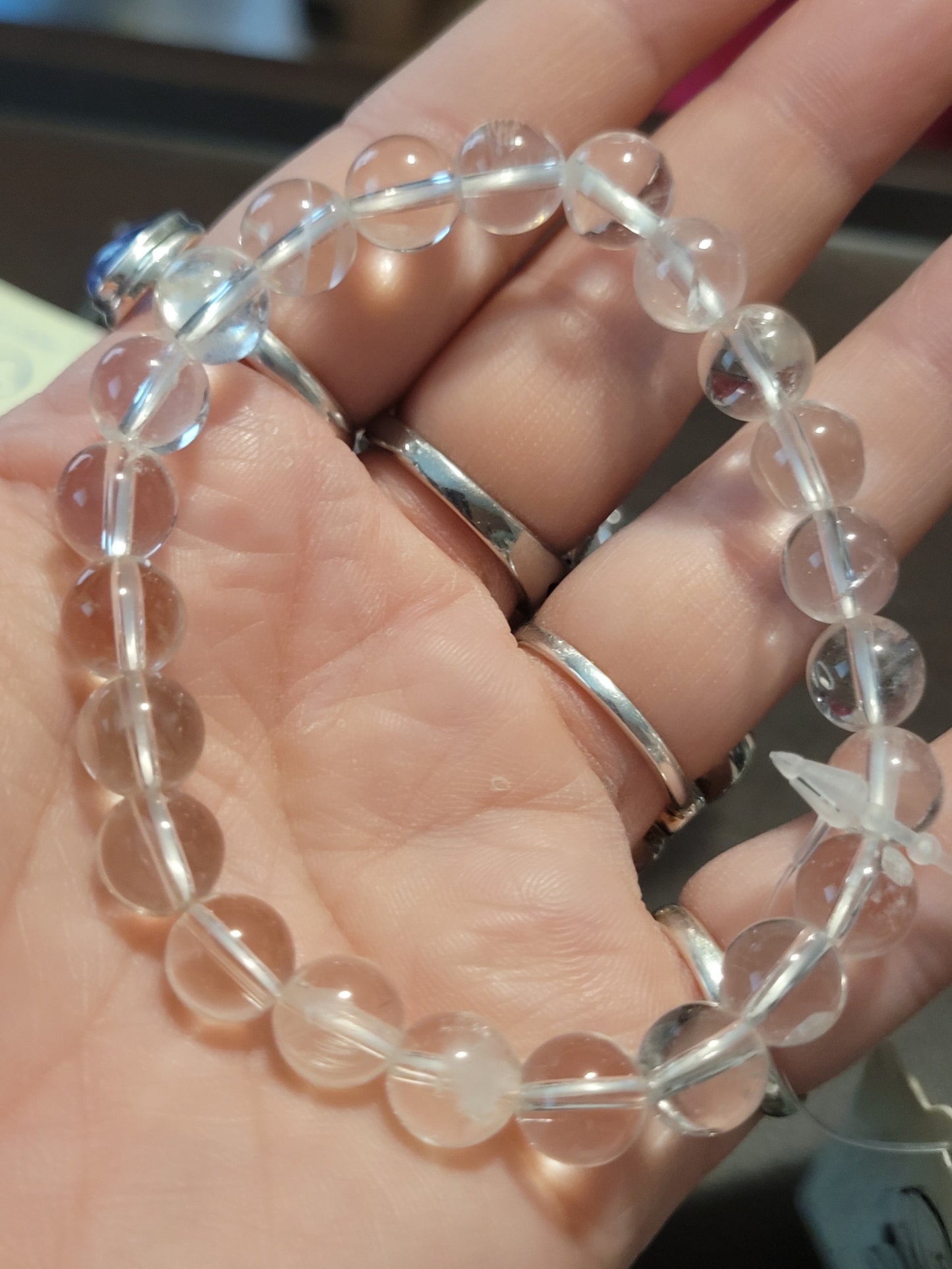 Clear Quartz Earring/ Bracelet set