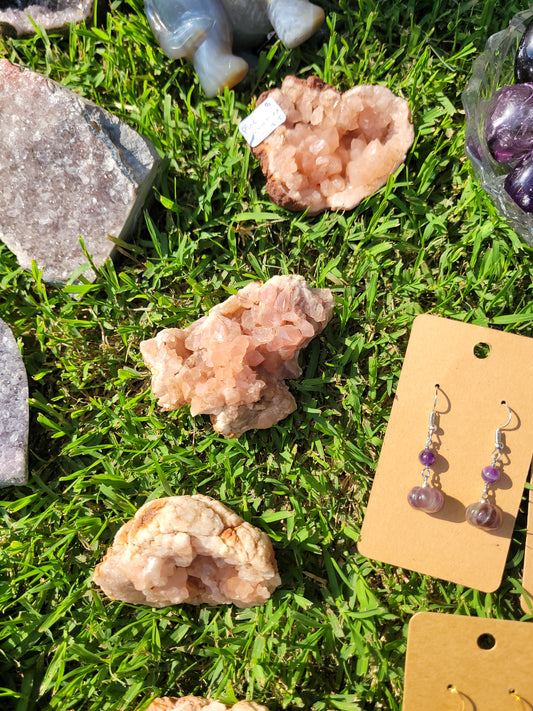 Pink Amethyst Geode Specimens