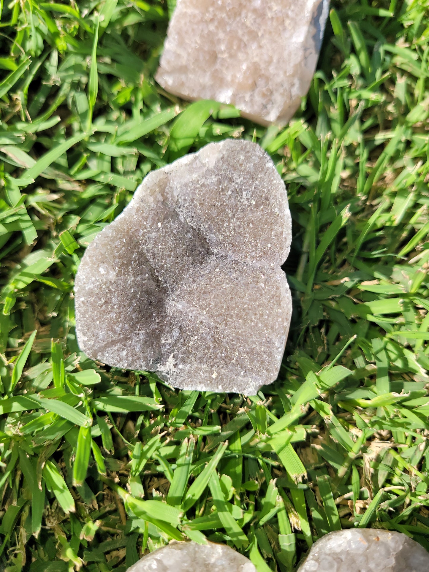 Chocolate Amethyst Cut Base Geode - Small