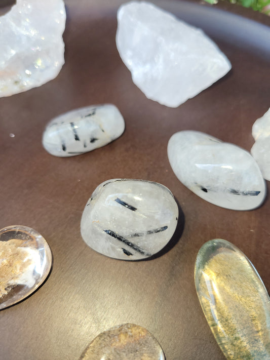 Tourmalinated Quartz Tumbles