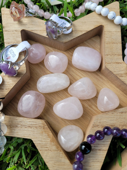 Rose Quartz Tumbles