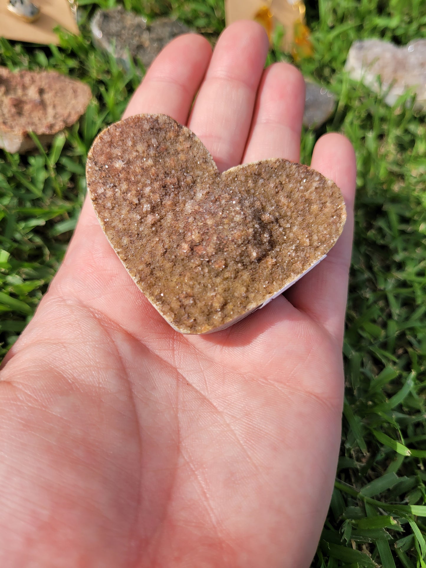 Assorted Raw Amethyst Hearts