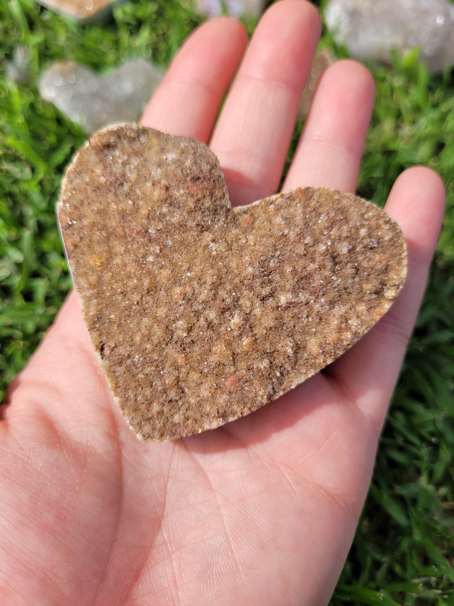 Assorted Raw Amethyst Hearts