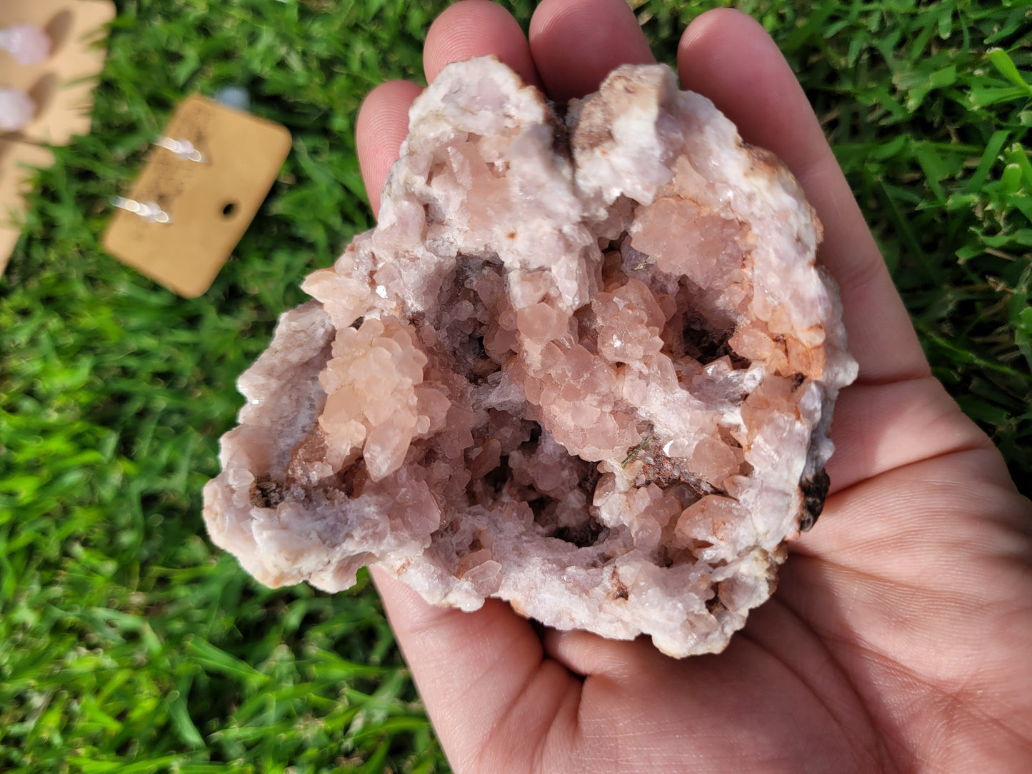 Pink Amethyst Geode Specimens