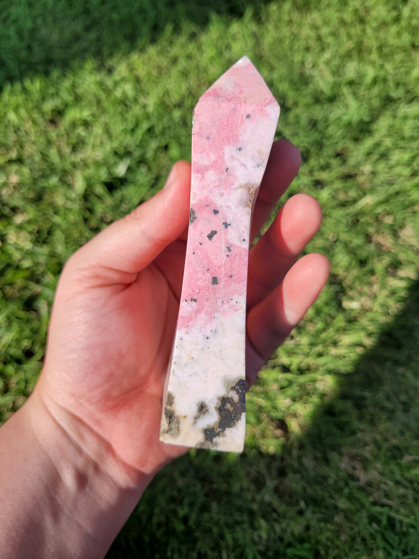 Peruvian Rhodonite Obolisk Towers