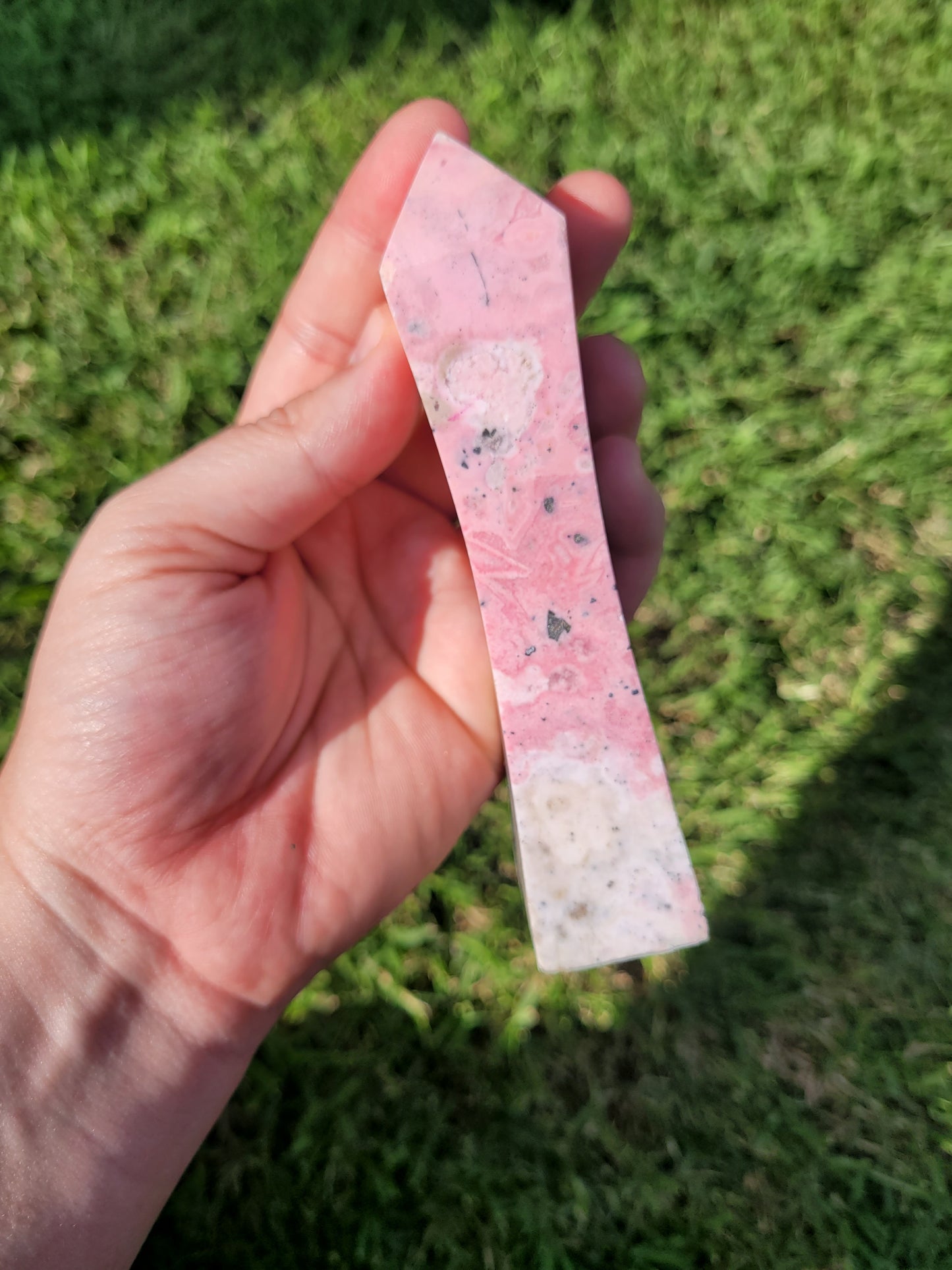 Peruvian Rhodonite Obolisk Towers