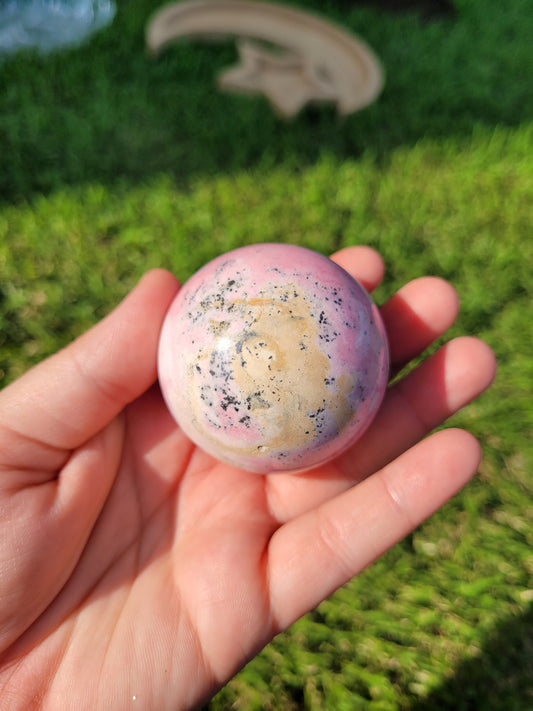 Peruvian Rhodonite Spheres
