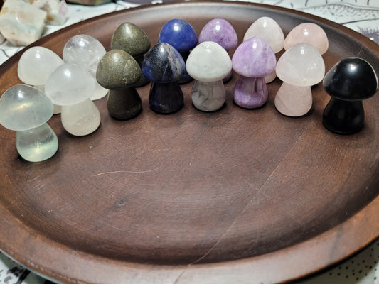 Mushroom Carvings - Small