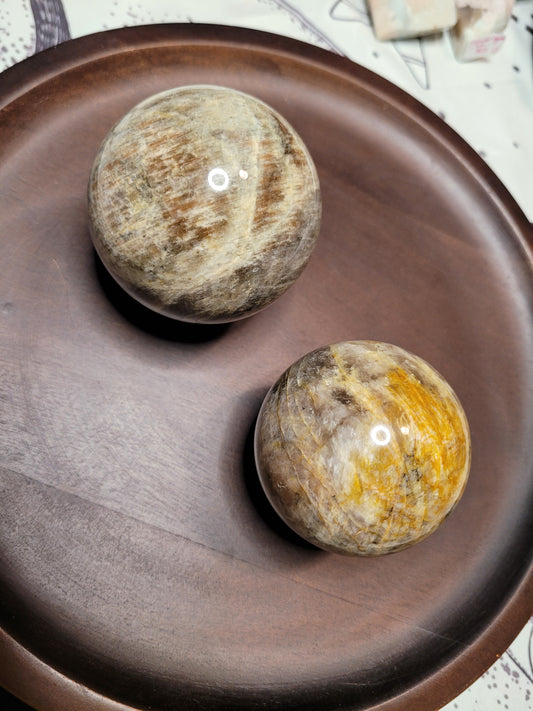 Sunstone/ Moonstone Spheres
