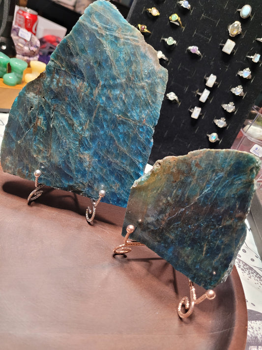 Blue Apatite Slabs