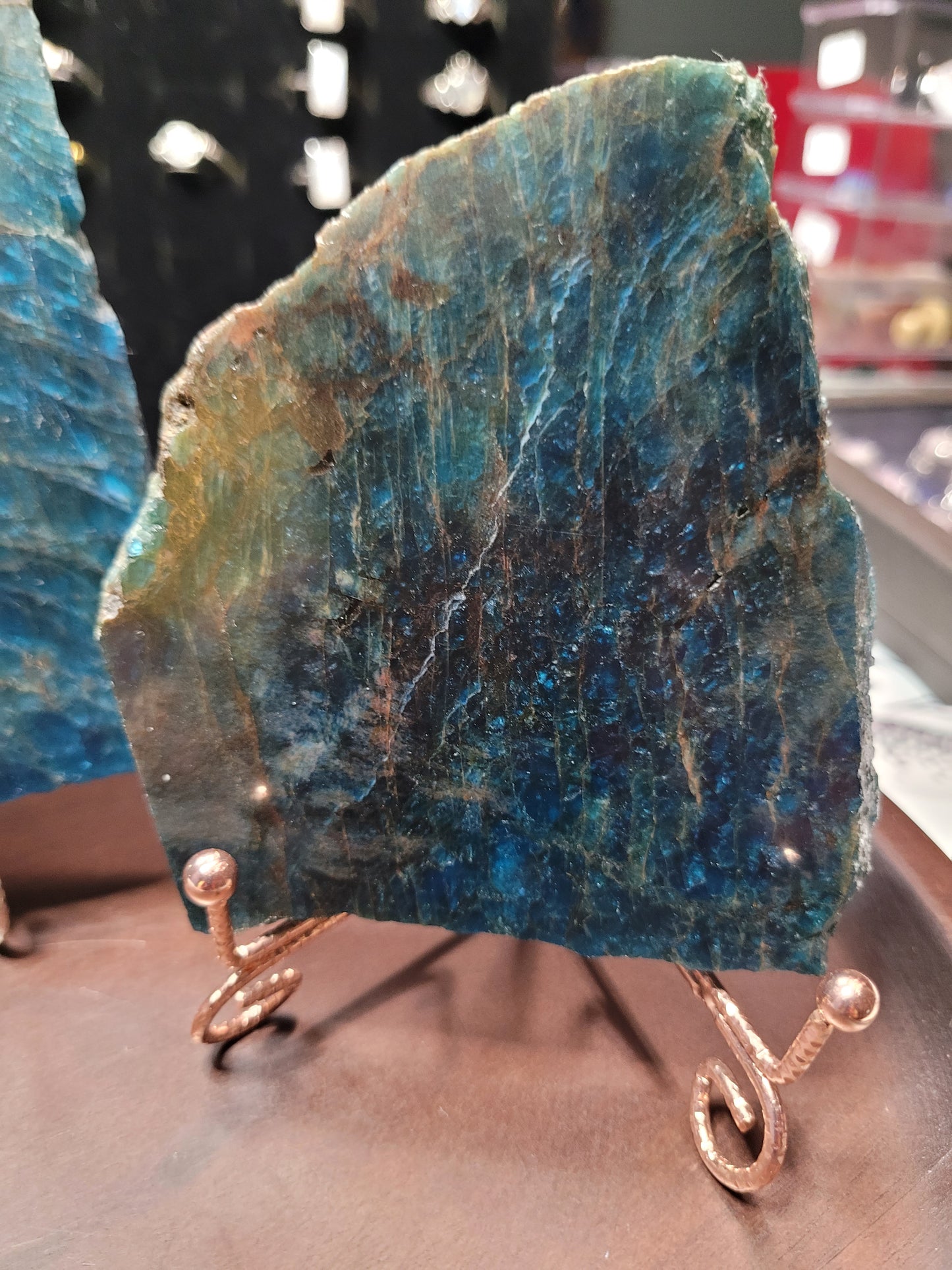 Blue Apatite Slabs