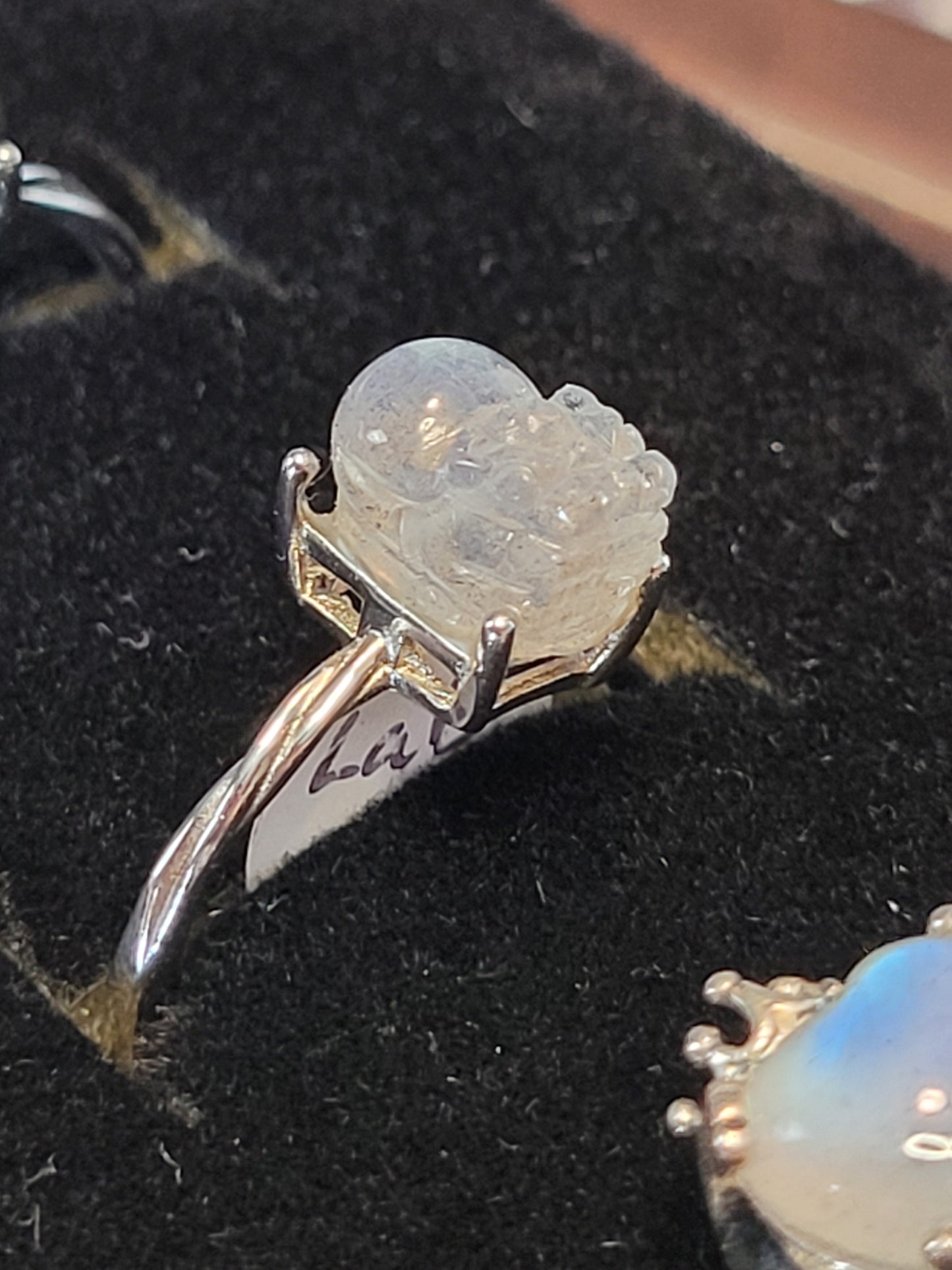 .925 Silver, Adjustable, Labradorite Pixiu ring