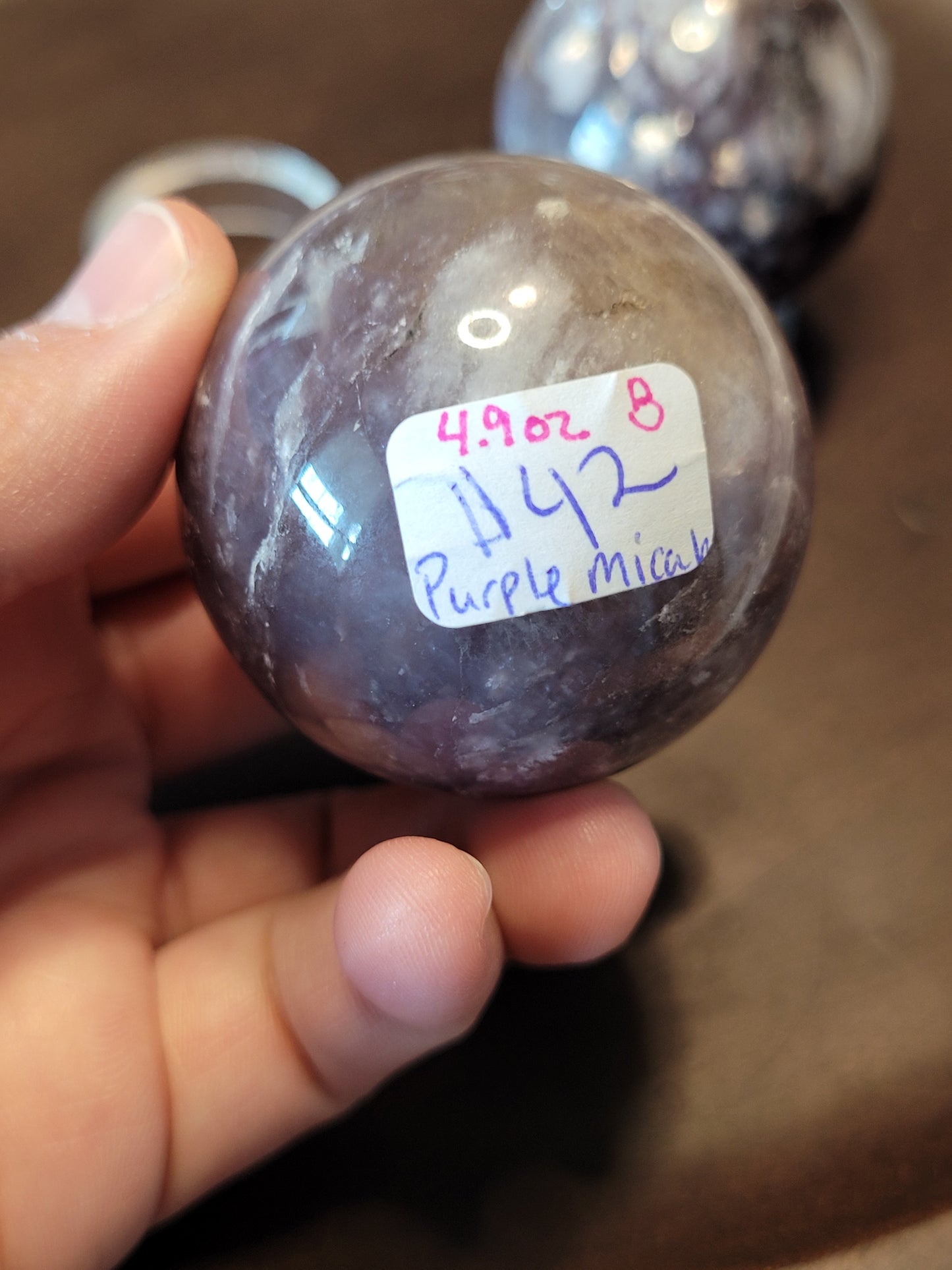 Lepidolite Spheres - High Quality
