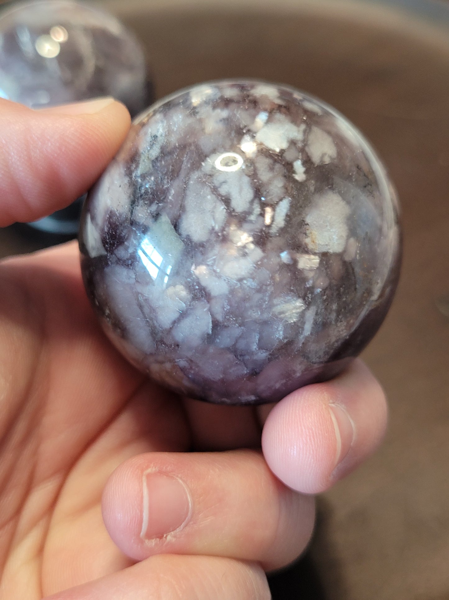 Lepidolite Spheres - High Quality