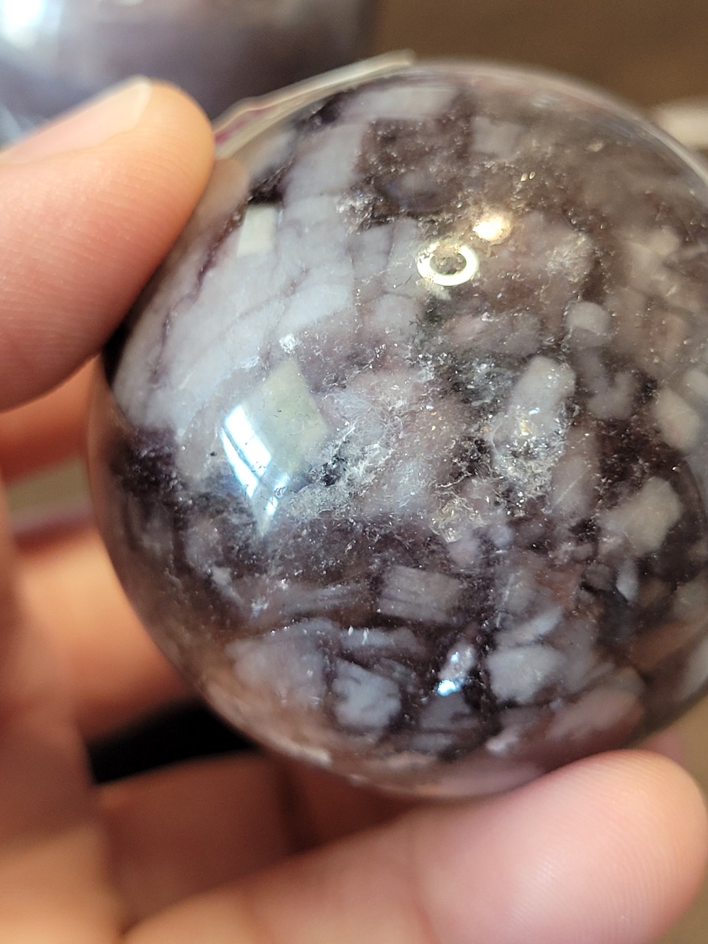 Lepidolite Spheres - High Quality