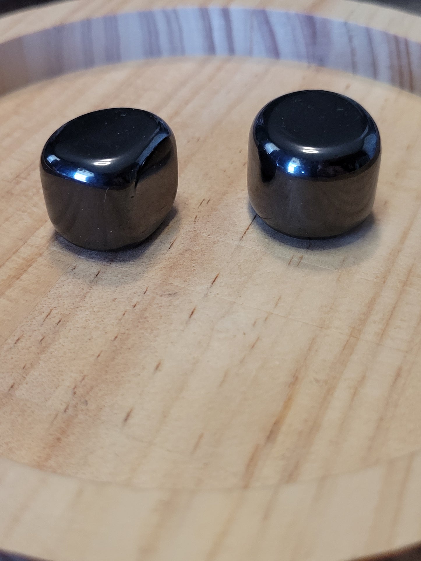 Hematite Cube Tumbles
