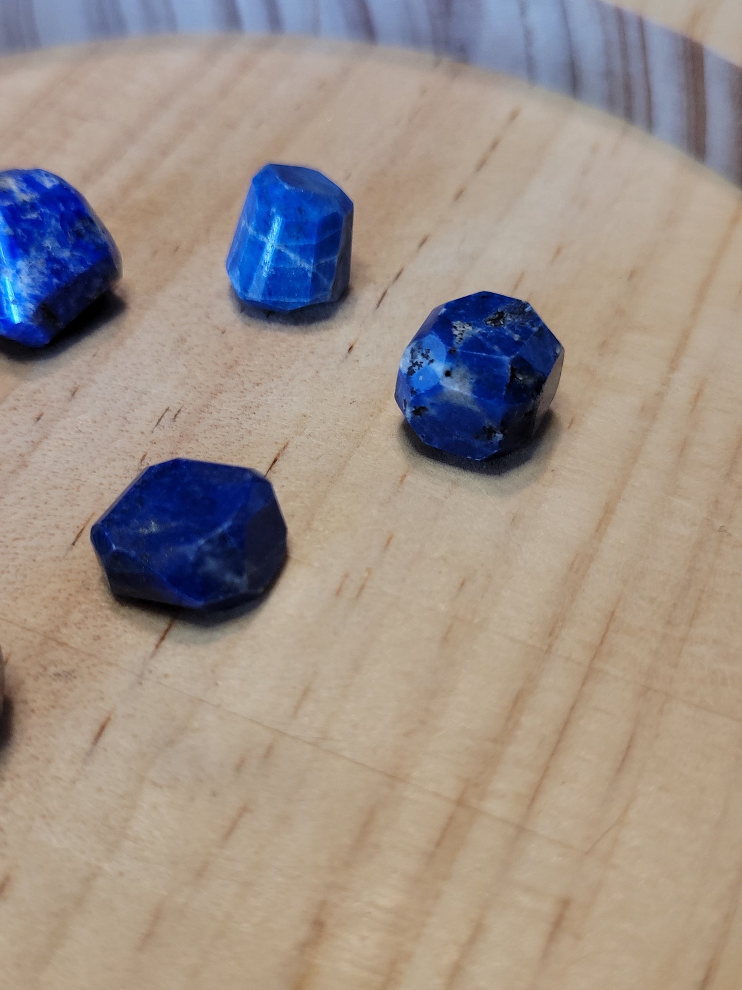 Faceted Lapis Lazuli Gems - XS