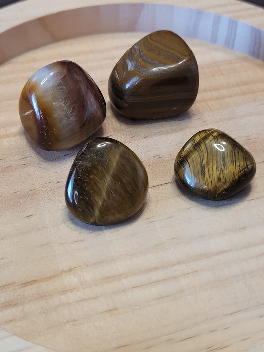 Tiger's Eye Tumbles.
