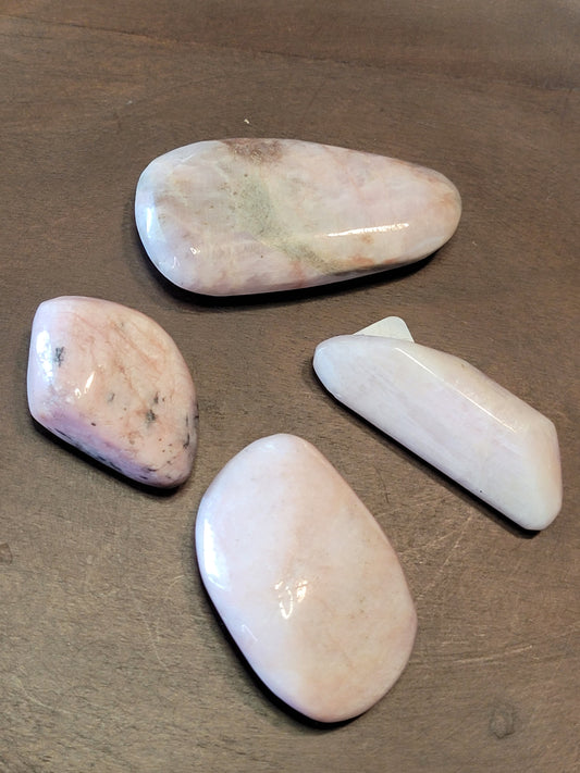 Polished Pink Kunzite chunks