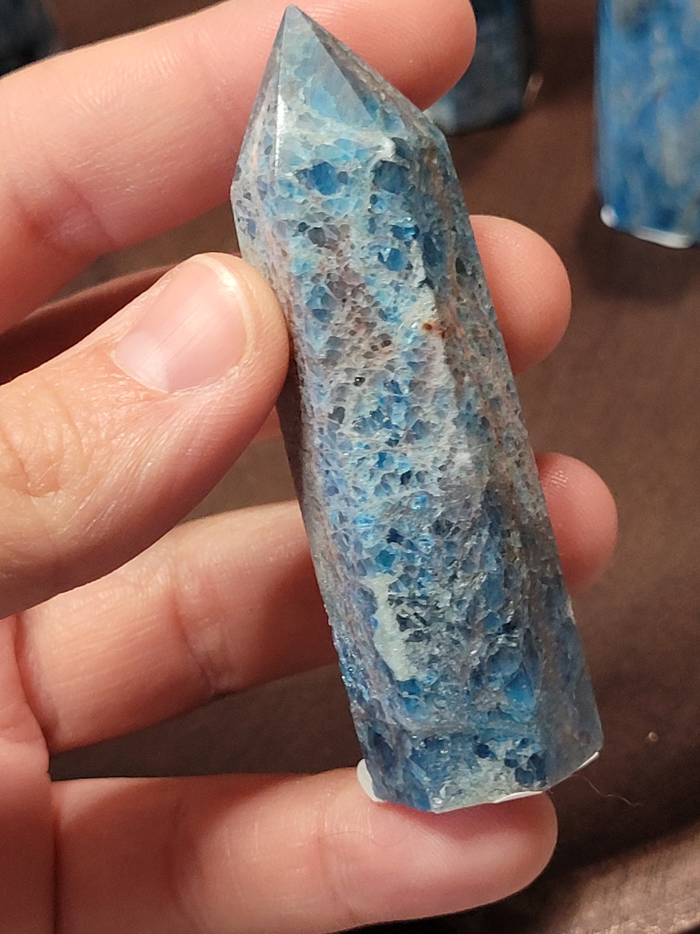 Blue Apatite Towers - small