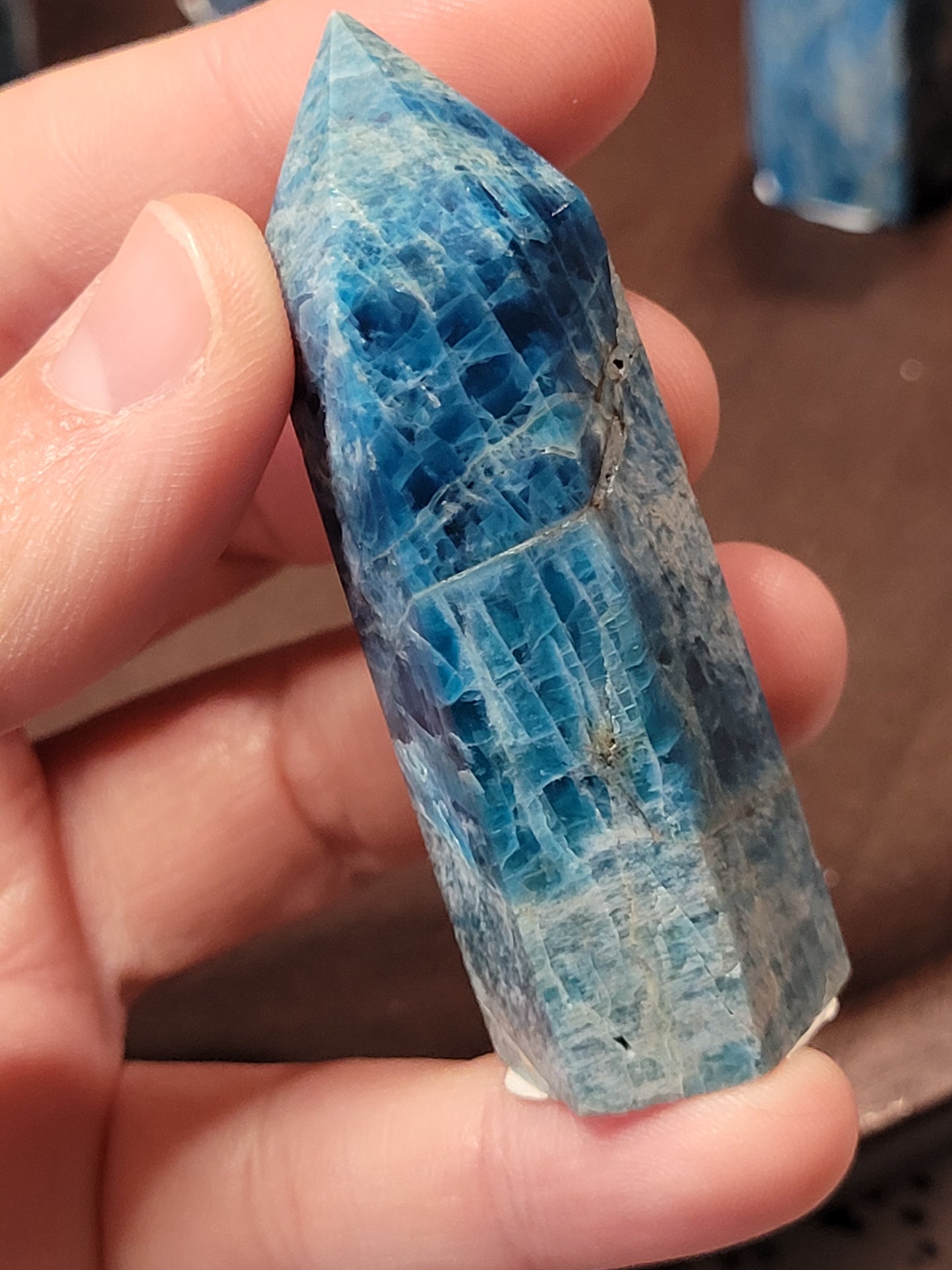 Blue Apatite Towers - small