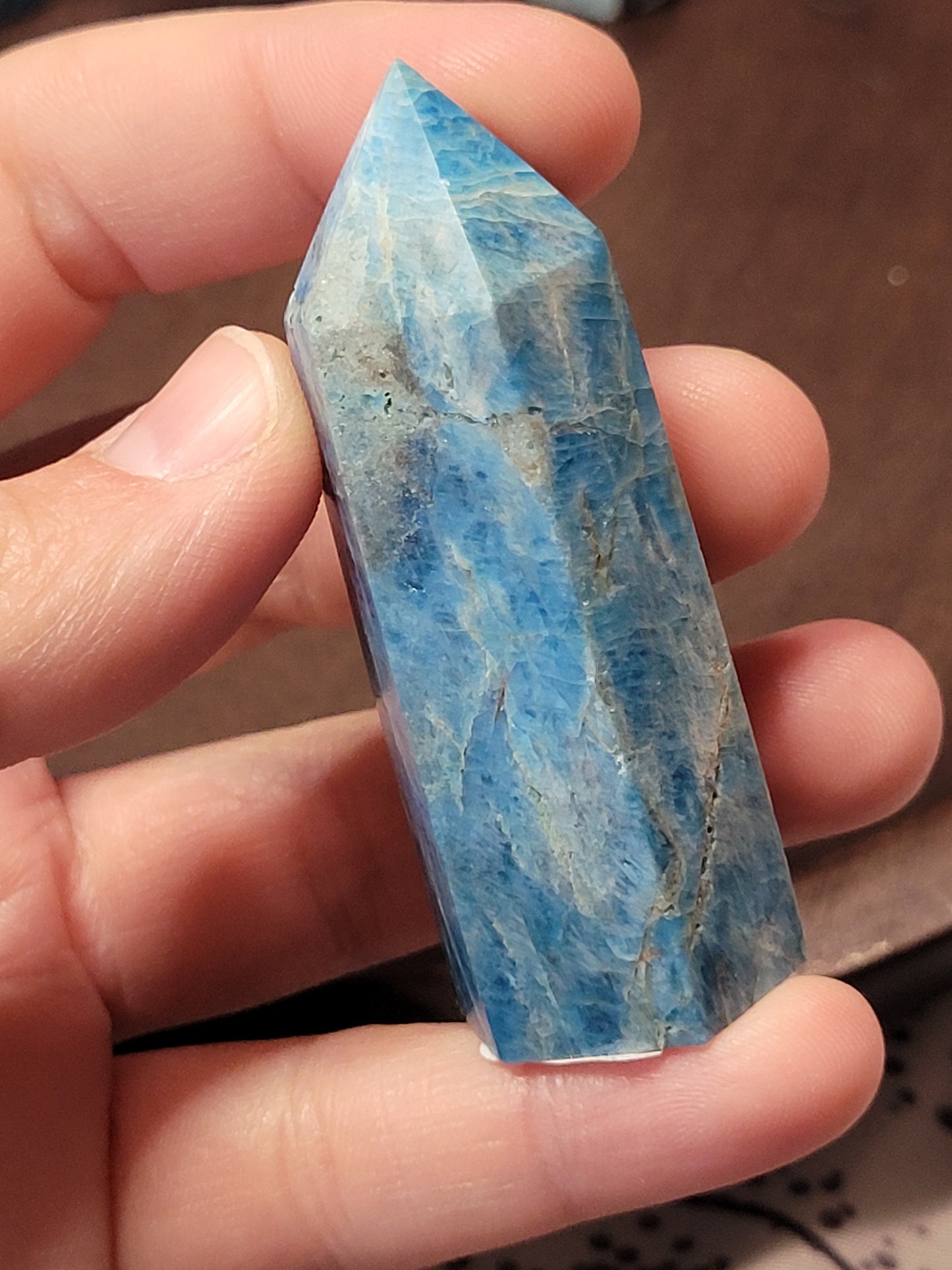 Blue Apatite Towers - small