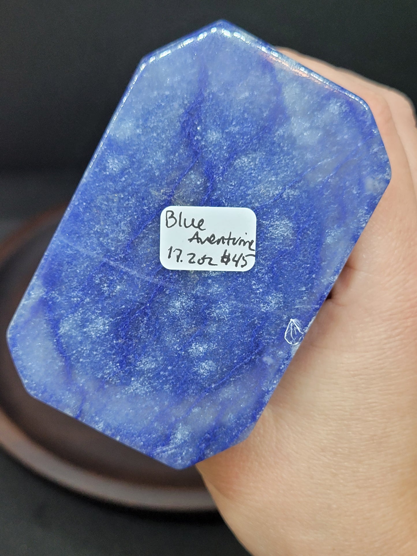 Blue Aventurine Dragon - Large