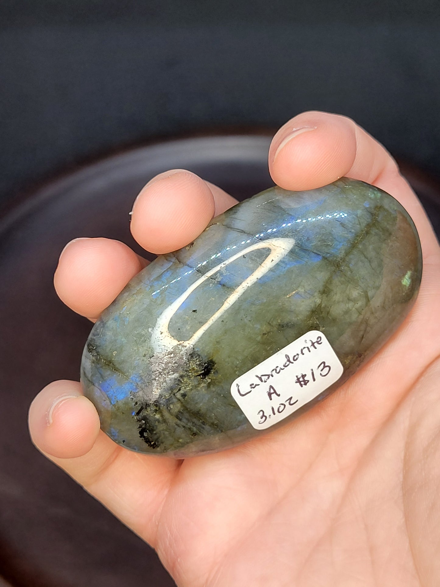 Labradorite Palm Stones - Small