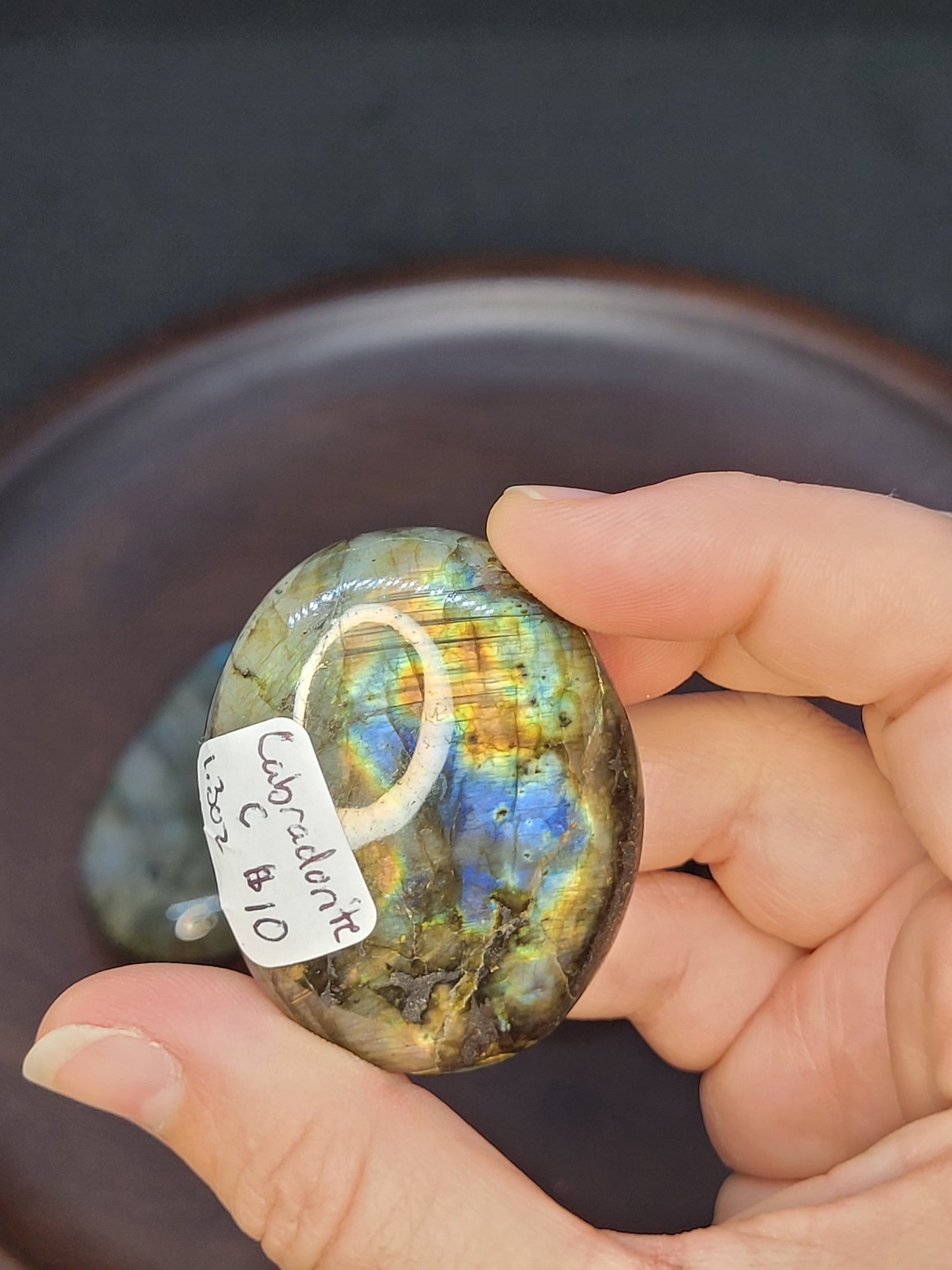 Labradorite Palm Stones - Small