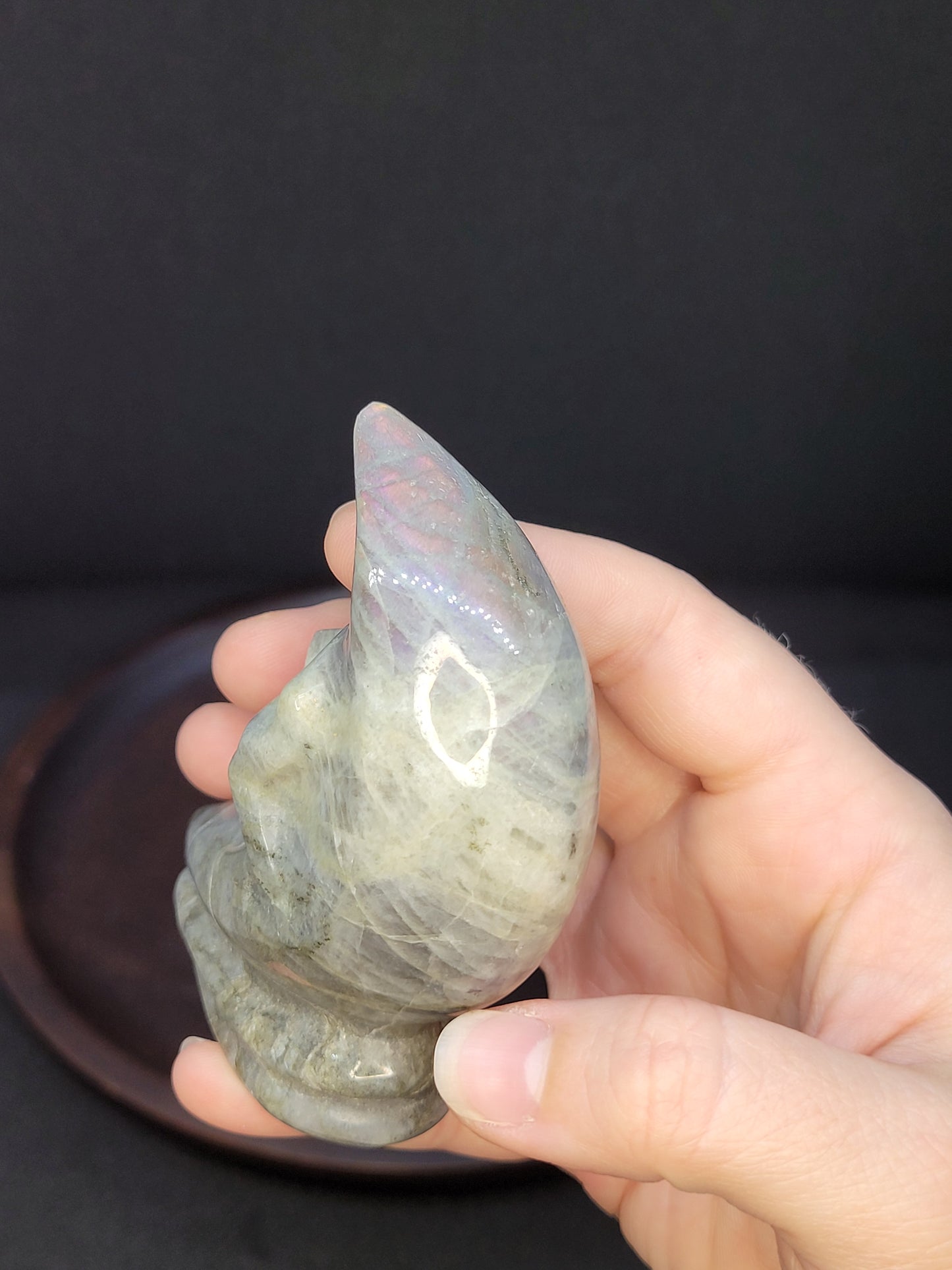 Cresent moon skull face
