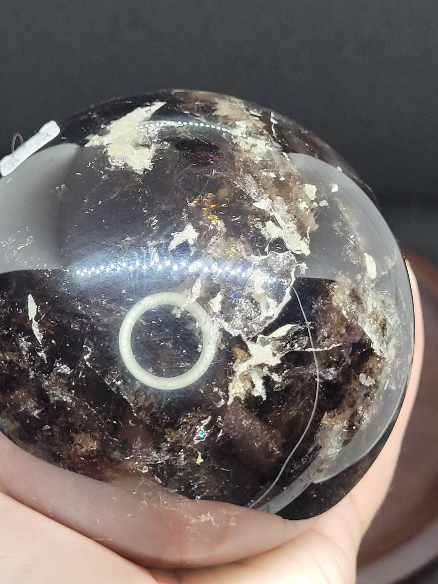 Smoky Quartz Sphere XL - Treated - Misfit